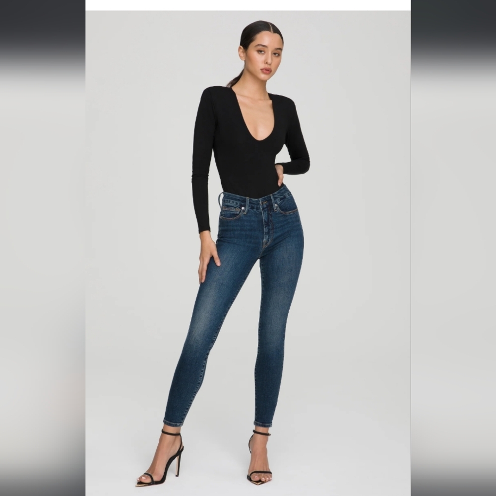 Good American Dark Blue Skinny Jeans